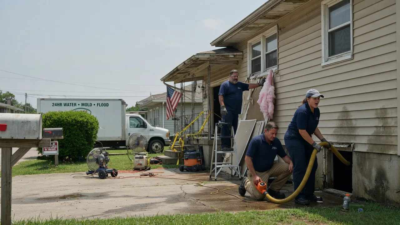 Water Damage Repair in Youngsville, LA near me